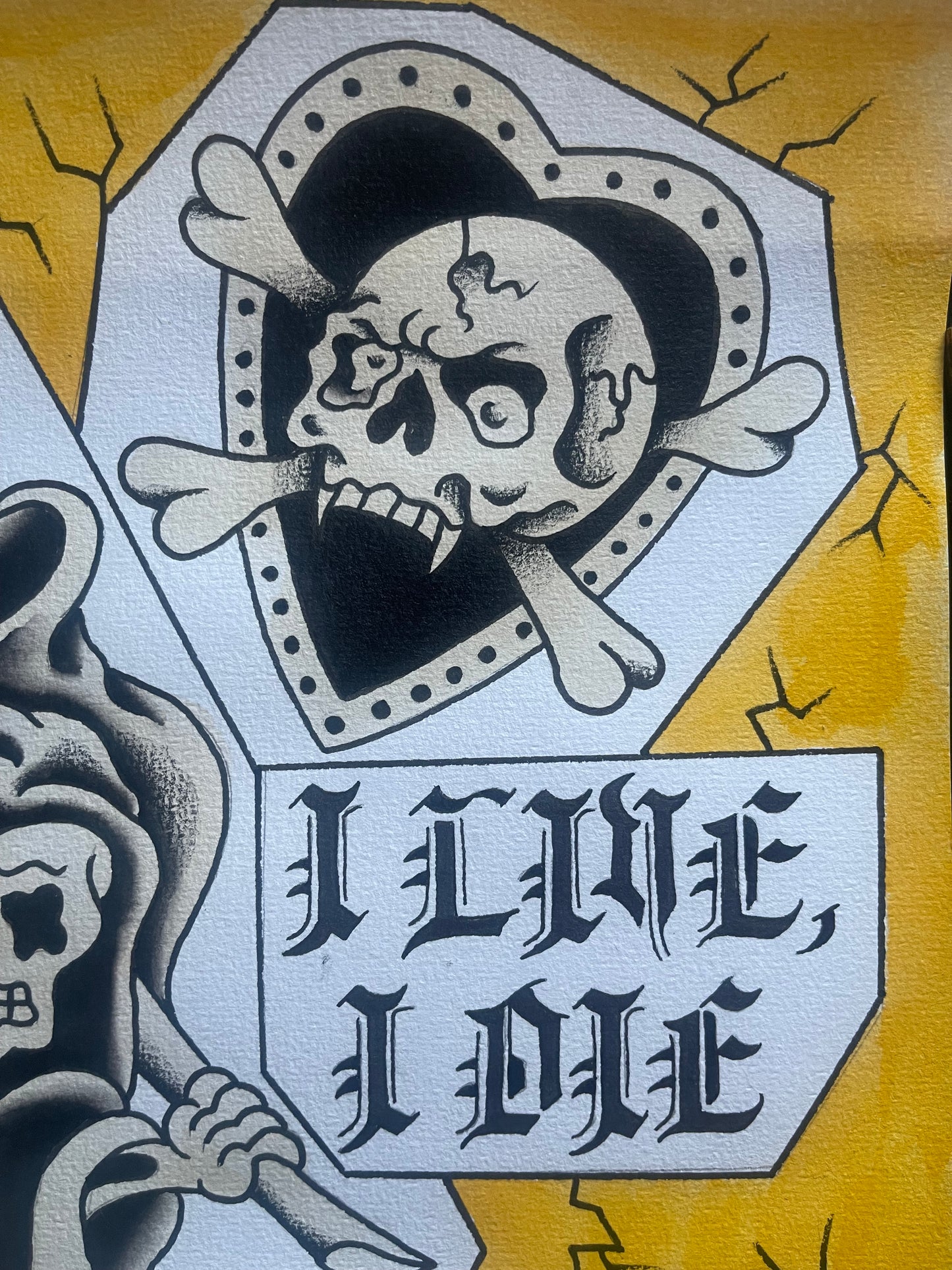 As you are, I was - A3 Original Tattoo Flash Sheet
