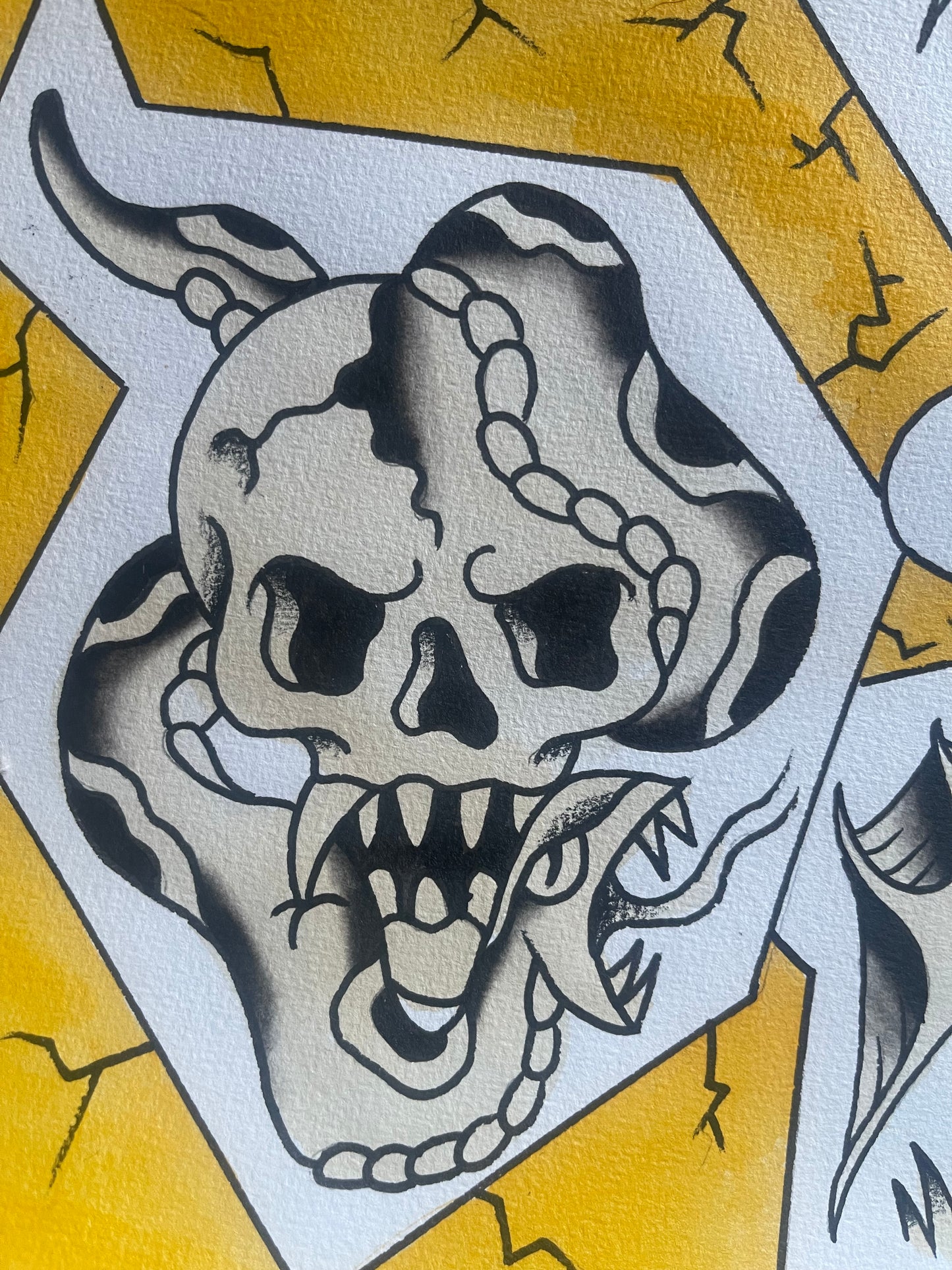 As you are, I was - A3 Original Tattoo Flash Sheet