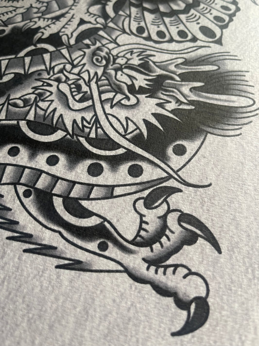 Battle Royale - Black and Grey  Print