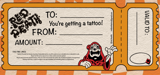 Tattoo Gift Voucher