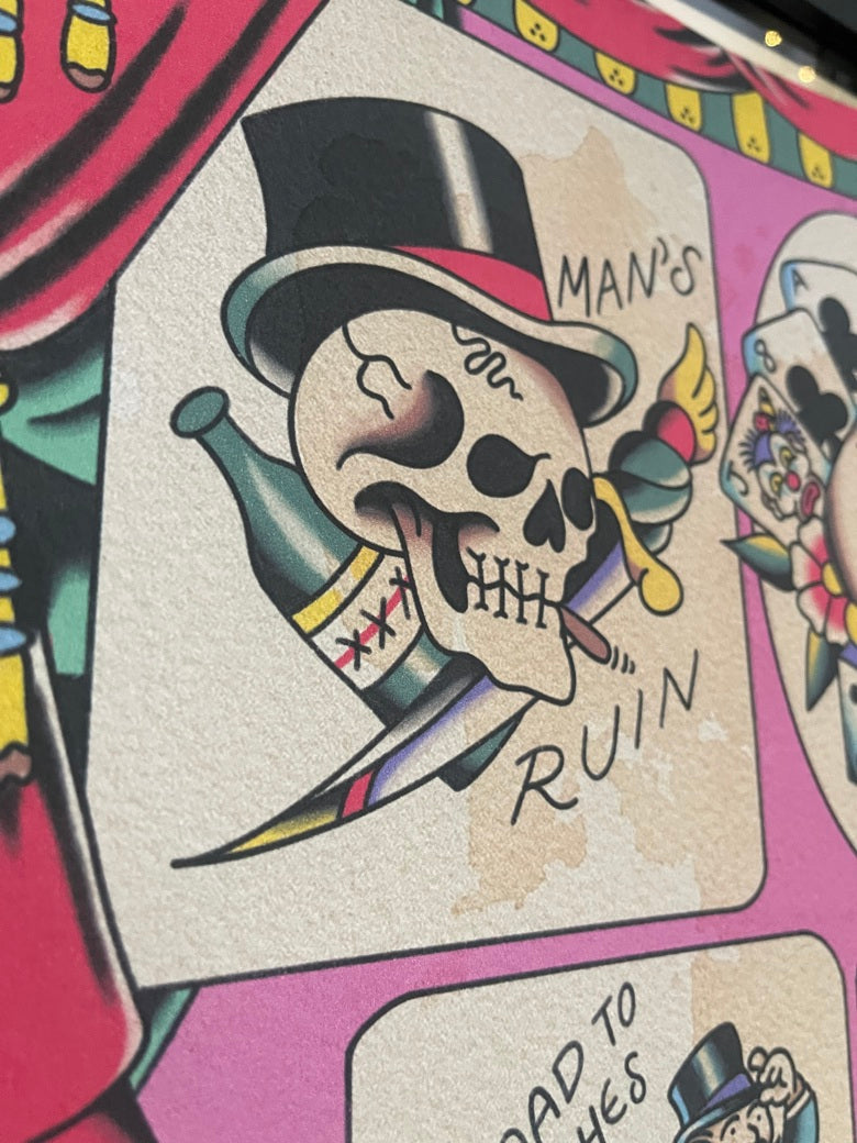 Sorry You're Not A Winner - Tattoo Flash Print