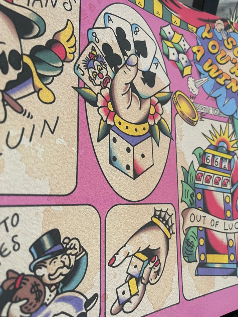 Sorry You're Not A Winner - Tattoo Flash Print